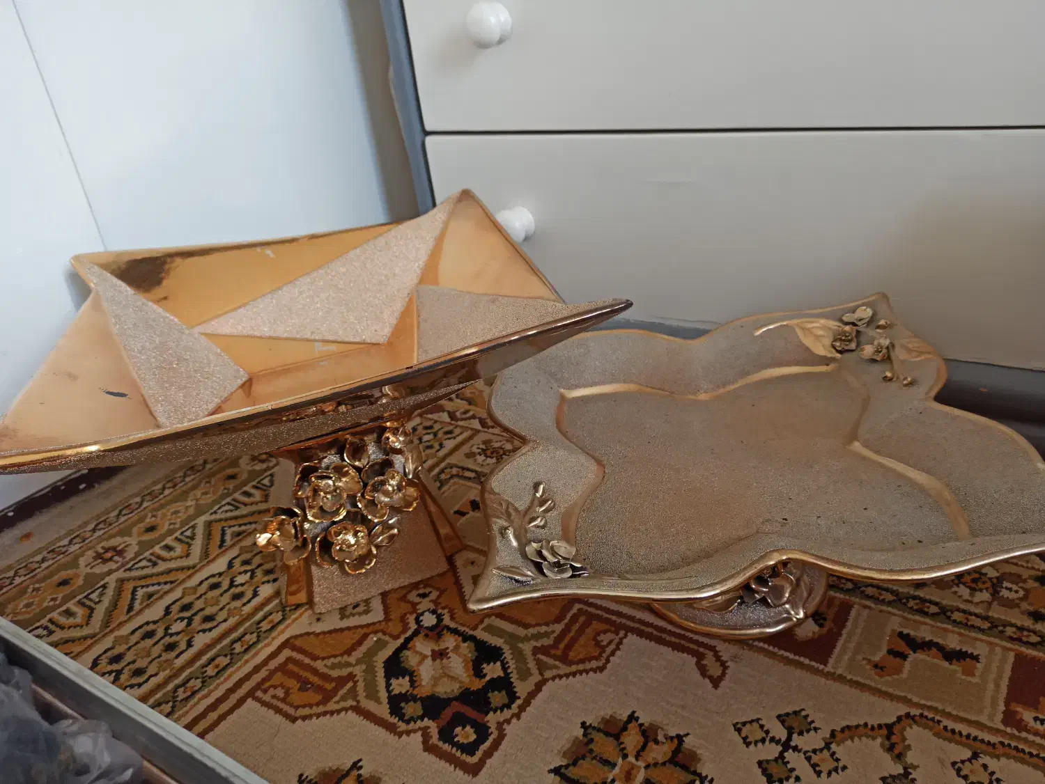 ظرف پزیرایی سه تیکه|حراج|گرگان, |دیوار