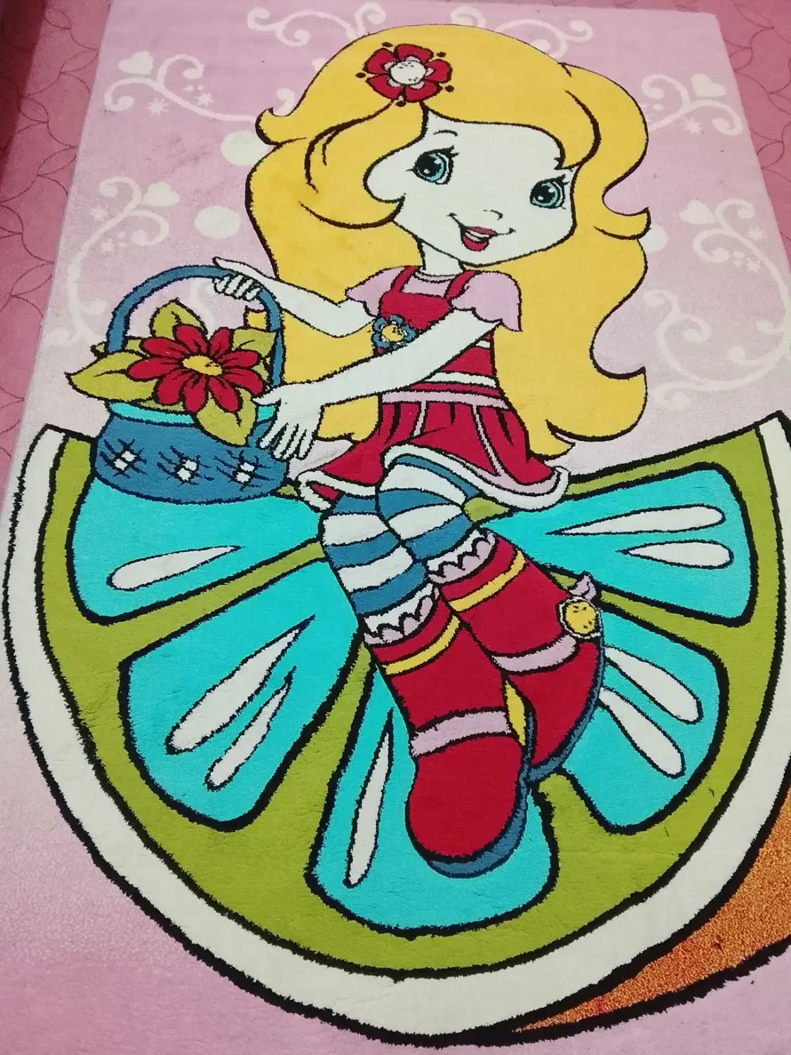 فرش شش متری کودک و پادری|فرش|لار, |دیوار