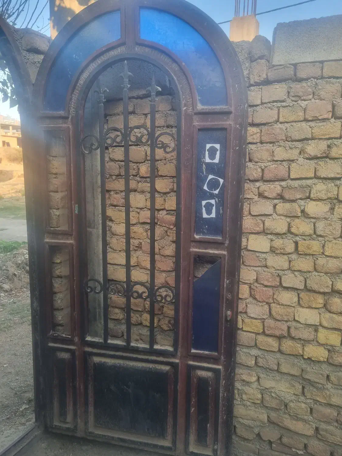 در اهنی سنگین در حیاط و خانه|مصالح و تجهیزات ساختمان|مینودشت, |دیوار