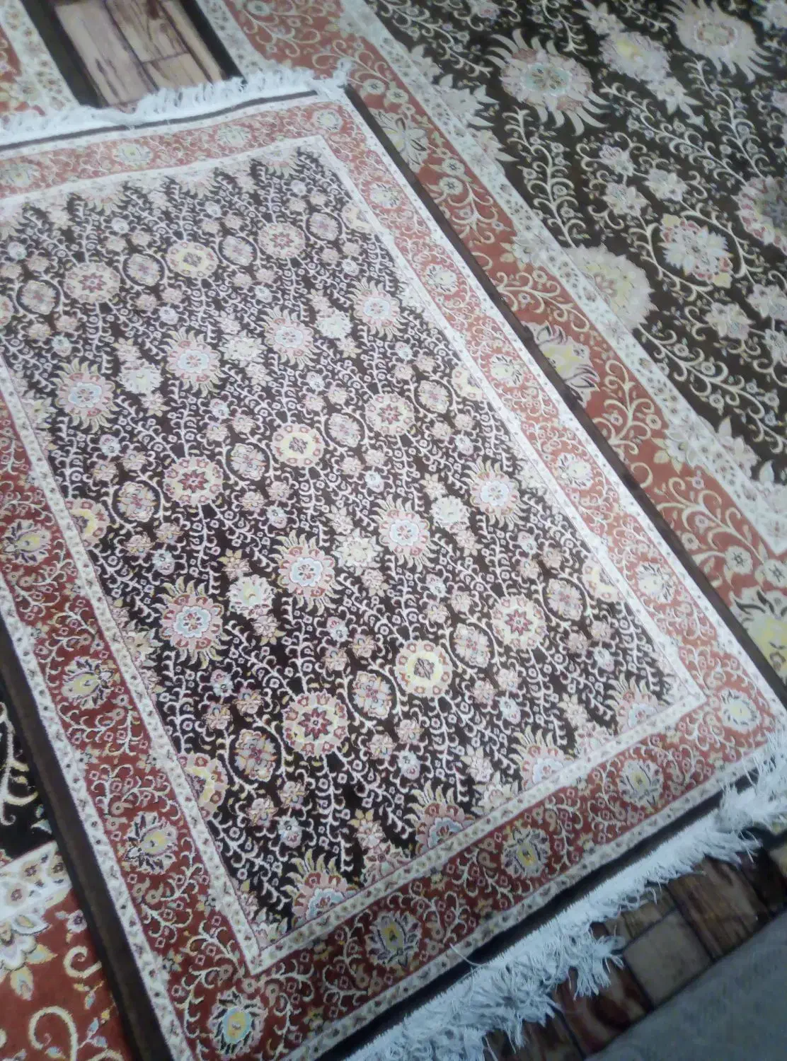 یک جفت فرش 12 متری ودوتا قالیچه|فرش|نیشابور, مدرس|دیوار