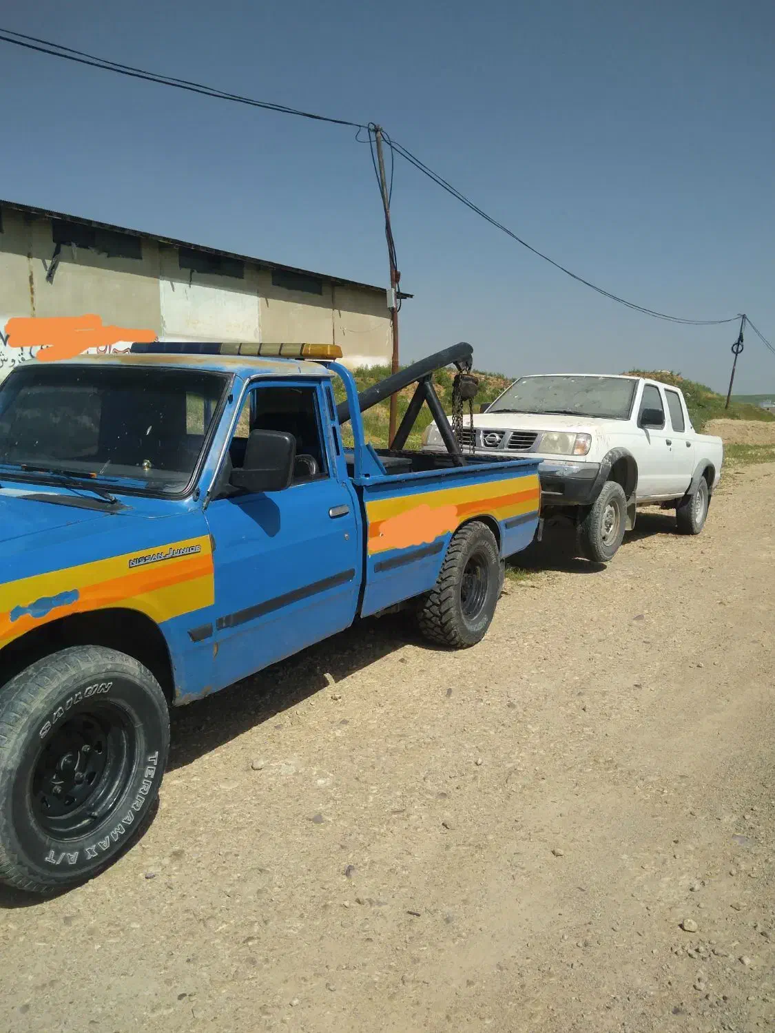 یدک کش خودرو به صورت شبانه روزی مجهز به چرخ گیر|خدمات حمل و نقل|دهگلان, |دیوار