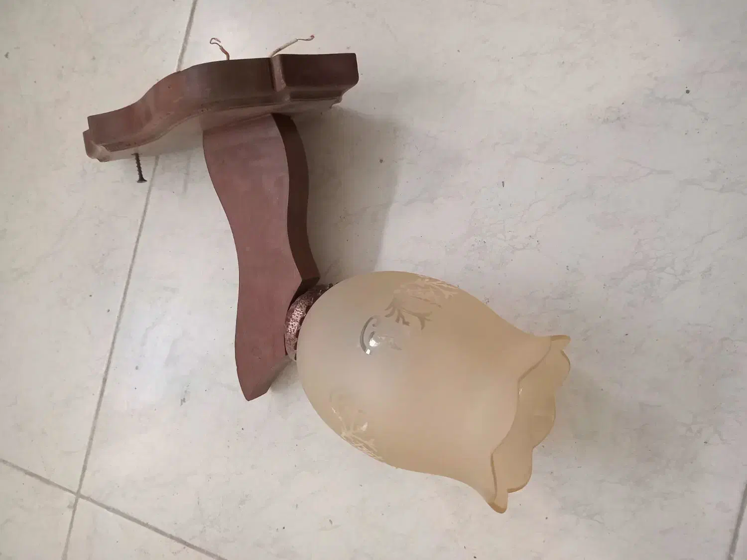 لوستر چوبی ۵ شاخه و دیوار کوب مدل خودش ۲ عدد|لوستر و چراغ آویز|تهران, آهنگ|دیوار