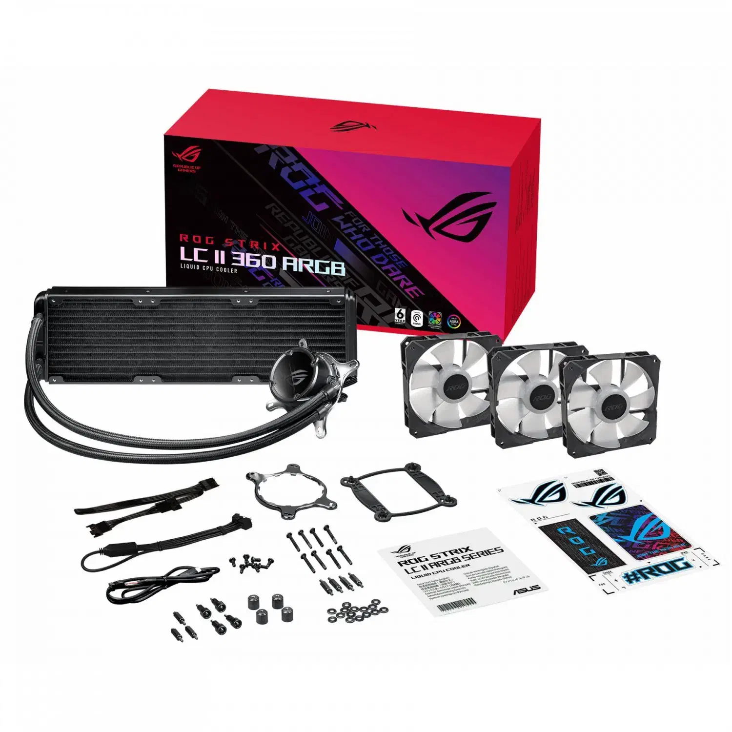 خنک کننده مایع پردازنده ایسوسROG STRIX LCII360ARGB|قطعات و لوازم جانبی رایانه|پرند, فاز ۰|دیوار