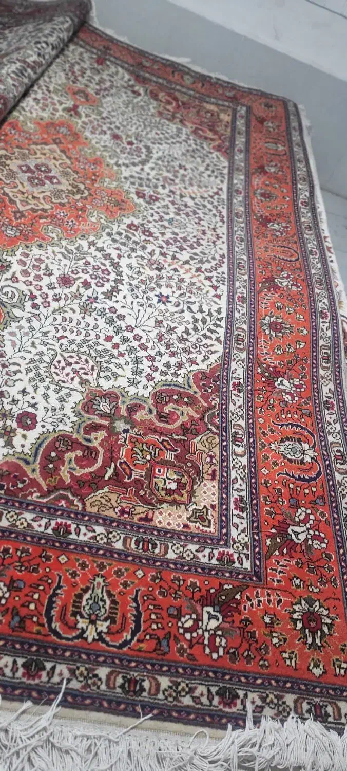 یک جفت فرش ۶متری کرمان قلم آذرشهر|فرش|مراغه, |دیوار