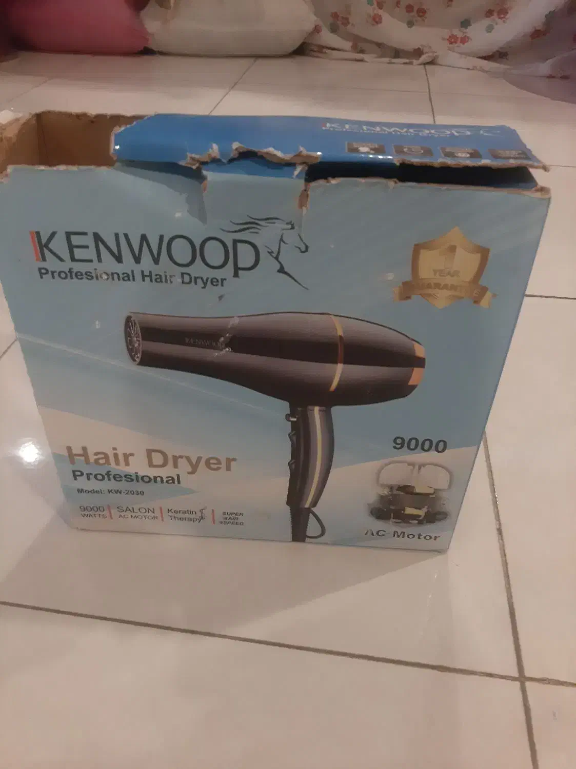 سشوار کنوود نونو اصلا استفاده نشده ۹هزار قدرت|آرایشی، بهداشتی، درمانی|کرج, شهرک بنفشه|دیوار