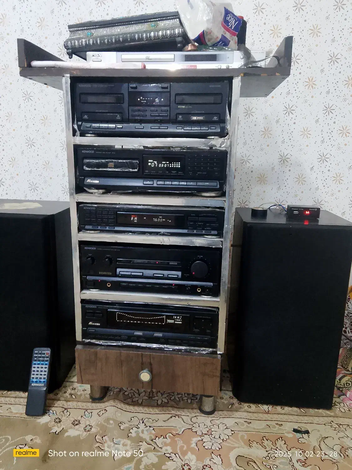 ظبط 5طبقه کنوود|سیستم صوتی خانگی|مشهد, خین عرب|دیوار