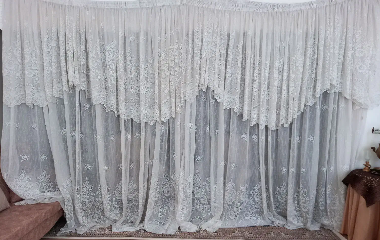 پرده تور|پرده، رانر، رومیزی|قم, تولید دارو و یخچال|دیوار