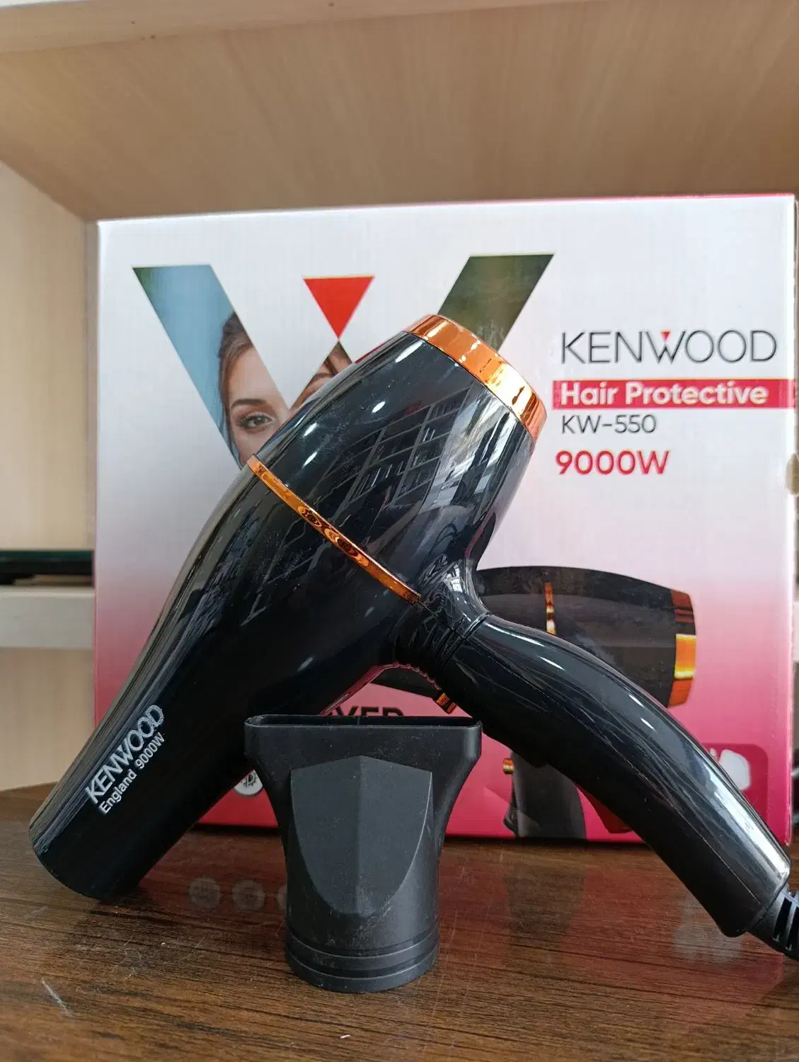 سشوار حرفه ای کنوود یک سال ضمانت|آرایشی، بهداشتی، درمانی|قم, چهل درخت|دیوار