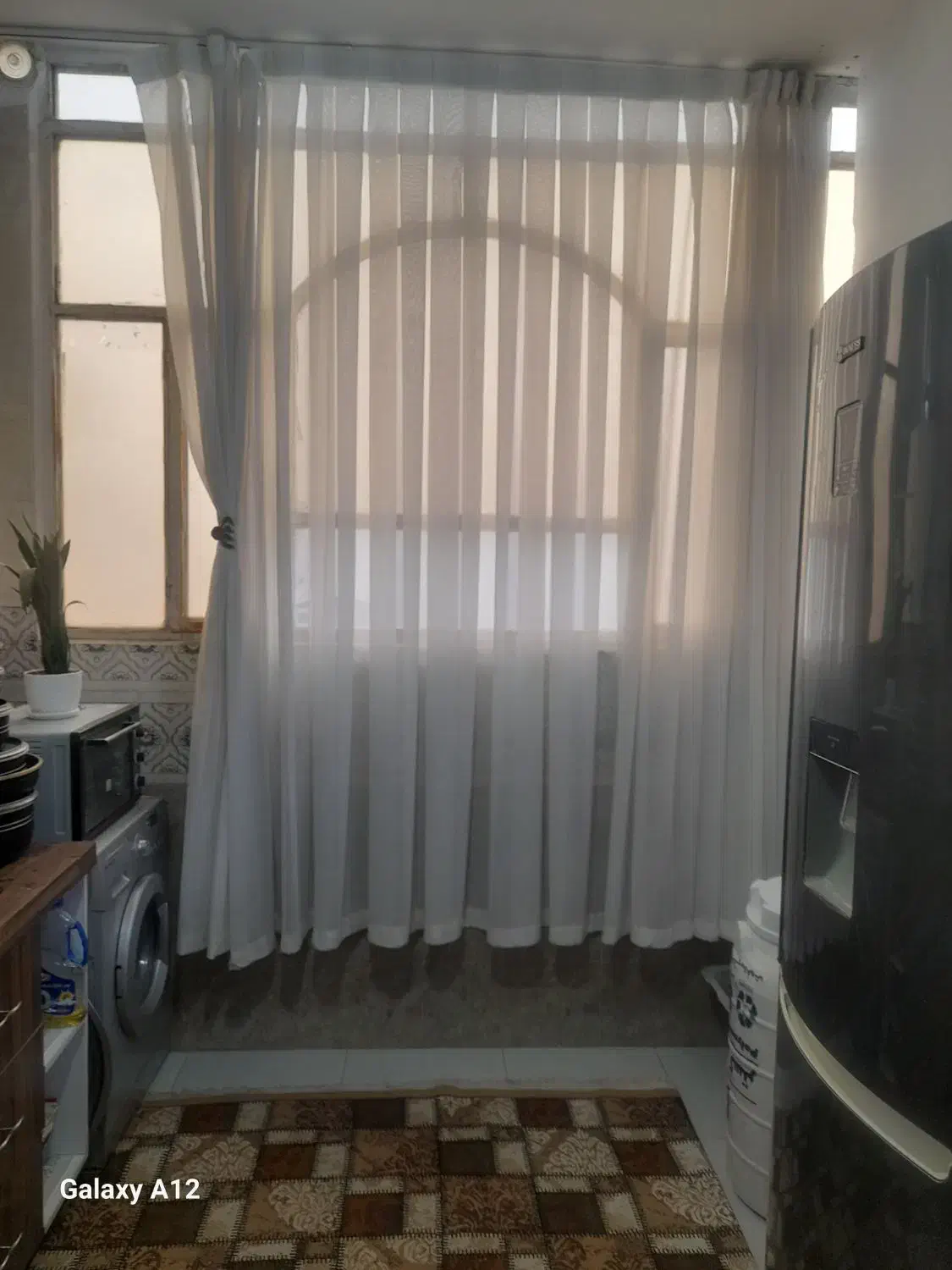 ۱۲ متر پرده حریر دوخت پیلی دار|پرده، رانر، رومیزی|مشهد, کوی المهدی|دیوار