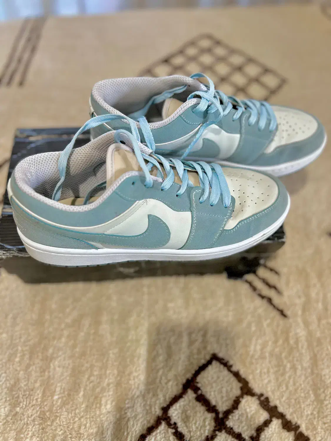 کتانی نایک جردن سفید آبی orginal|کیف، کفش، کمربند|آستارا, |دیوار