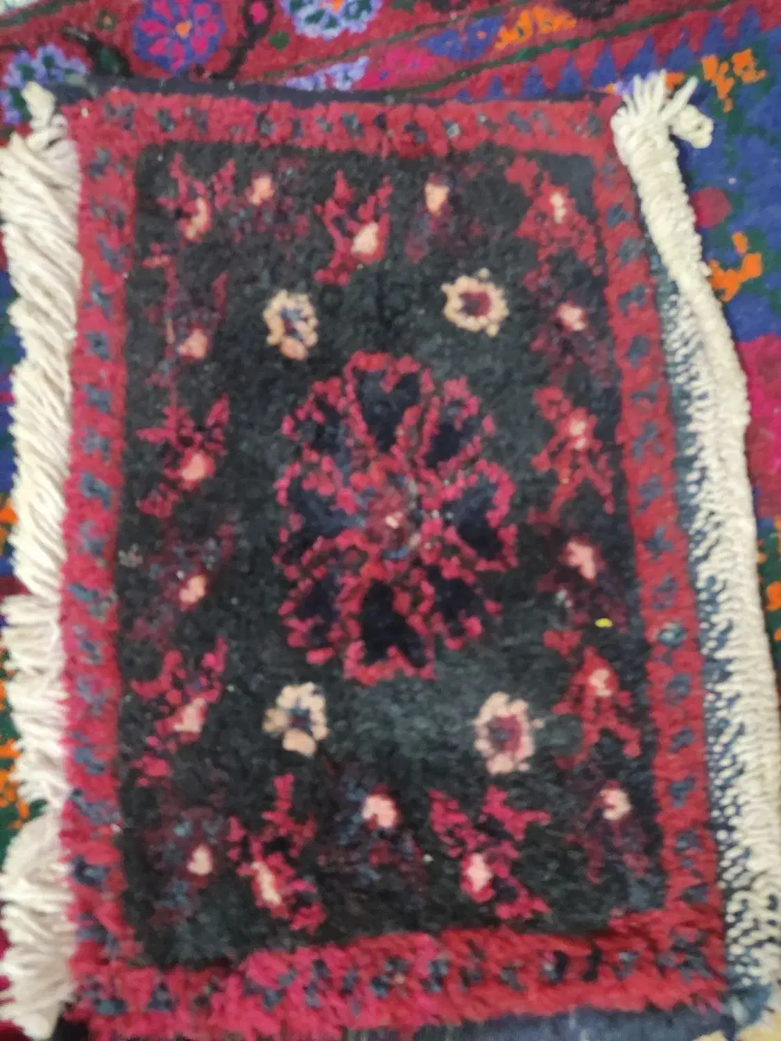 پشتی و تابلوفرش دست بافت|فرش|کرمان, |دیوار