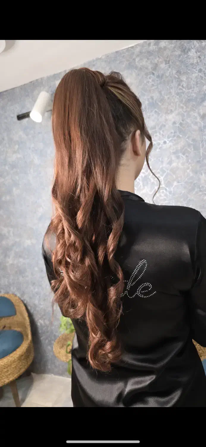 مدل اکستنشن مژه و شینیون|خدمات آرایشگری و زیبایی|خرم‌آباد (تنکابن), |دیوار