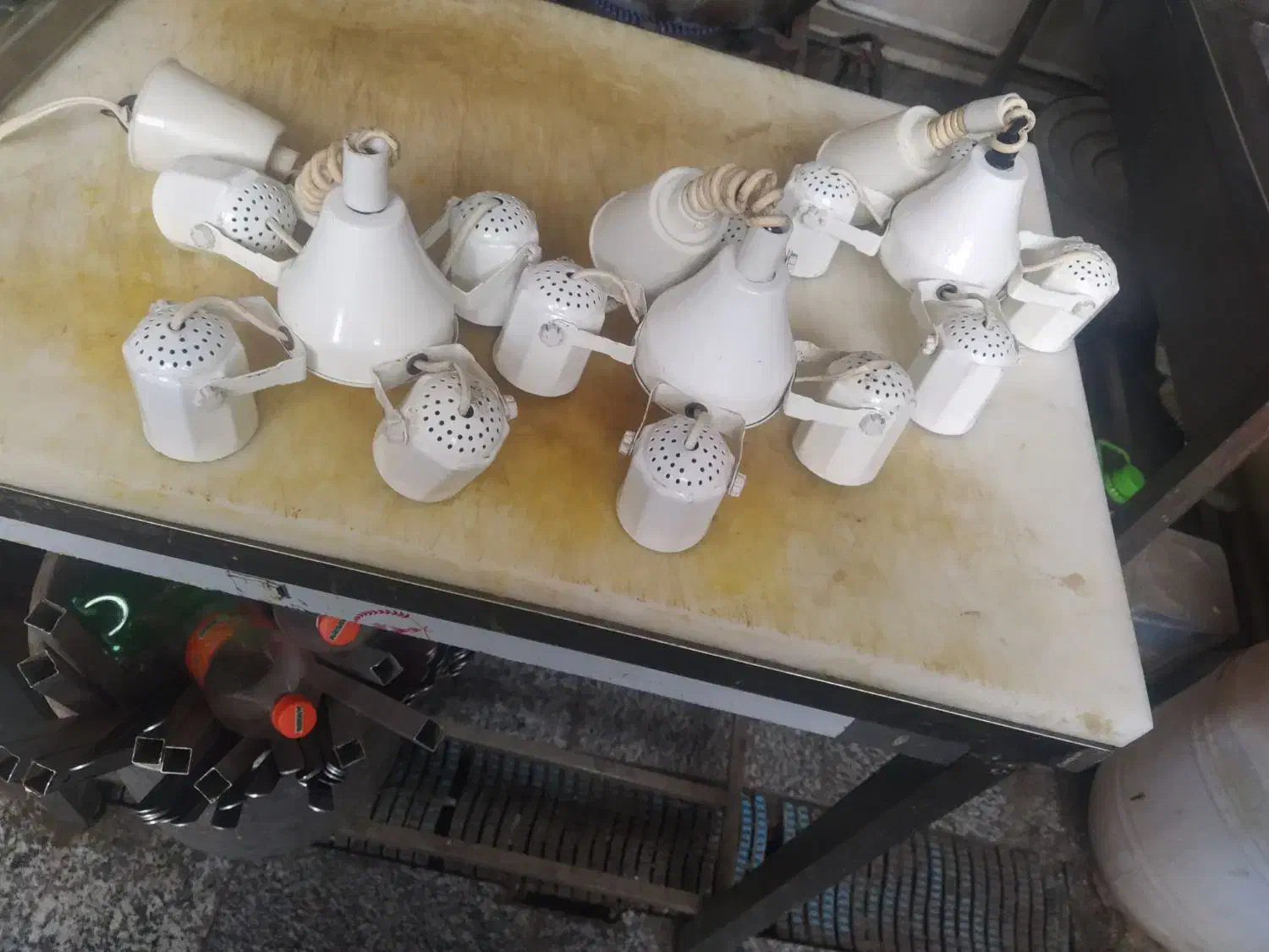 لوستر چهار شعله|لوستر و چراغ آویز|همدان, |دیوار