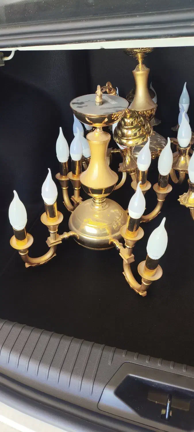 ۴ عدد لوستر تمیز|لوستر و چراغ آویز|کرمان, |دیوار