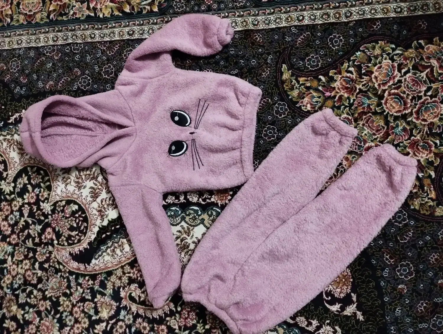 هودی گربه گرم و نرم سایز ۳۵|کفش و لباس بچه|ساری, |دیوار