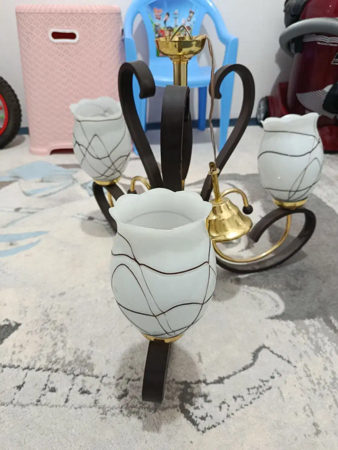 لوستر|لوستر و چراغ آویز|پرند, فاز ۶|دیوار