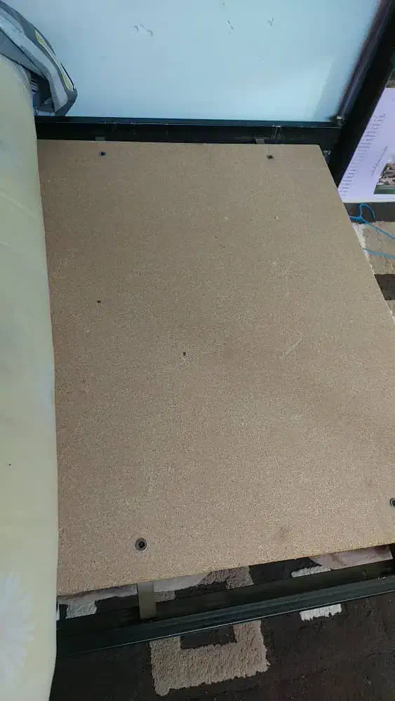 تخت فرفوژه دوطبقه محکم وقدیمی|تخت و سرویس خواب|شاهینشهر, شهرک میلاد|دیوار