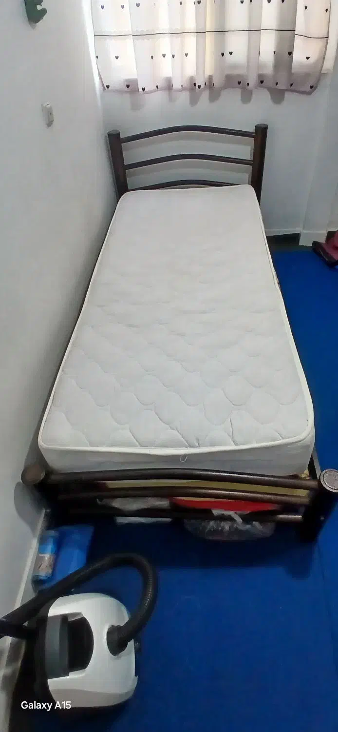 تخت یک نفره فلزی|تخت و سرویس خواب|تهران, وحیدیه|دیوار