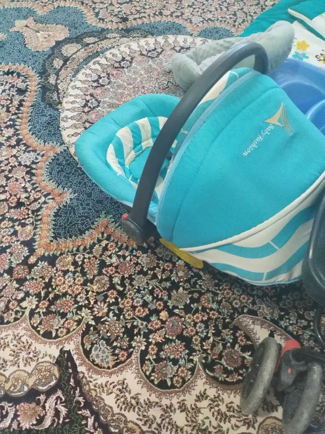 سرویس کالسکه کامل سرویس پلاستیک نوزاد و سرویس خواب|اسباب و اثاث بچه|مشهد, دوست آباد|دیوار