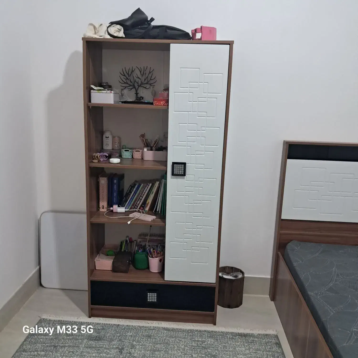 تخت و کمد و تشک نوجوان ام دی اف|تخت و سرویس خواب|ساوه, |دیوار