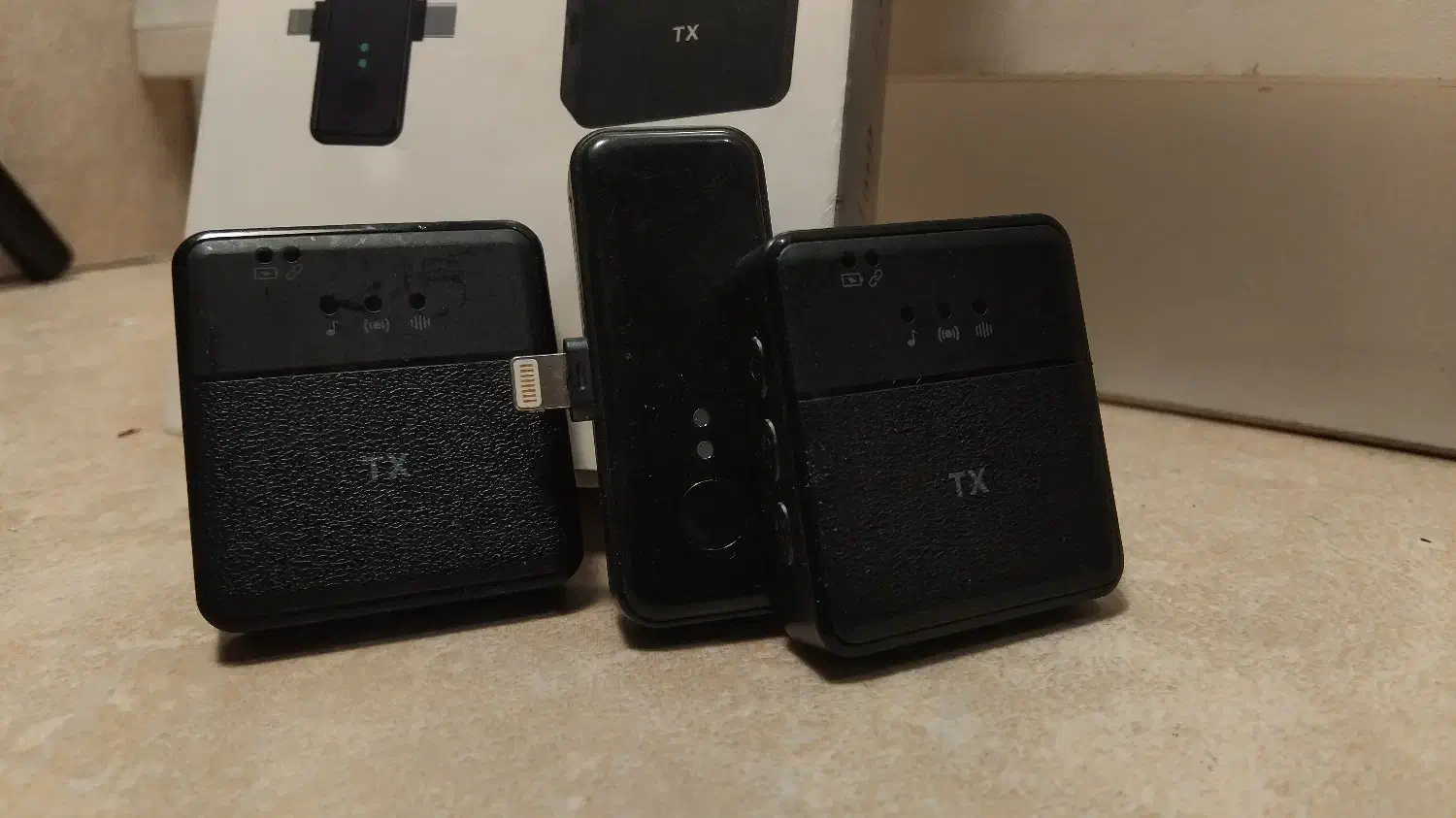 میکروفن دو عددی مخصوص آیفن و دوربین های حرفه ای|صوتی و تصویری|همدان, |دیوار