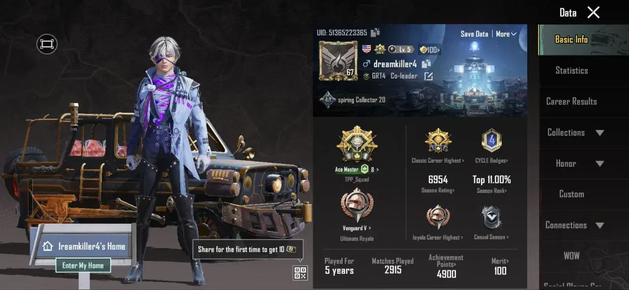 آکانت پابجی لول 67|کنسول، بازی ویدئویی و آنلاین|مشهد, شهید آوینی|دیوار