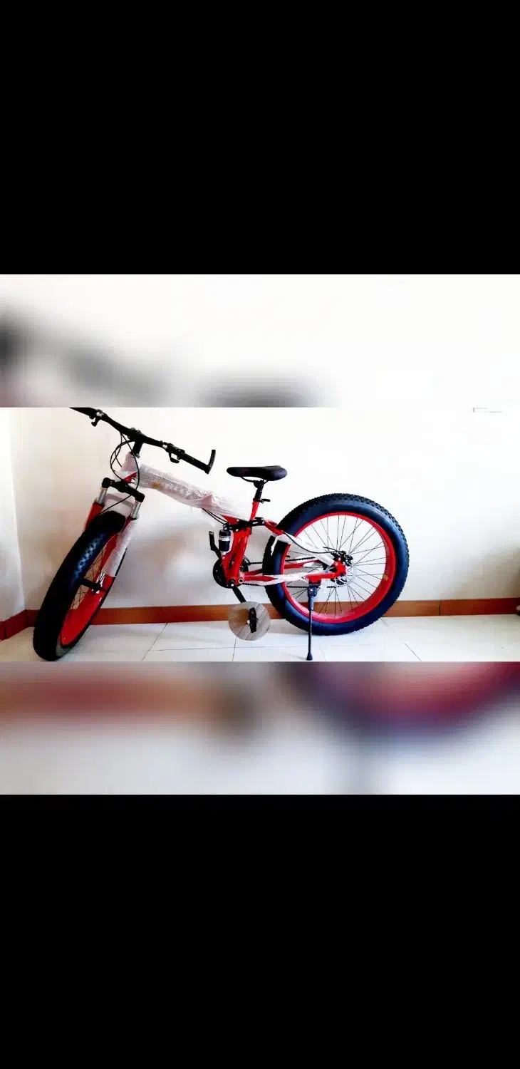 دوچرخه رالی لاستیک پهن سایز26|دوچرخه، اسکیت، اسکوتر|اصفهان, شیخ اشراق|دیوار