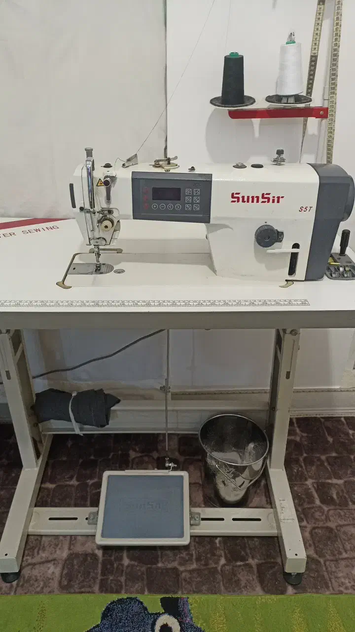 چرخ راسته دوز فول اتومات سان سیر s5t|چرخ خیاطی و ریسندگی|ساوه, |دیوار