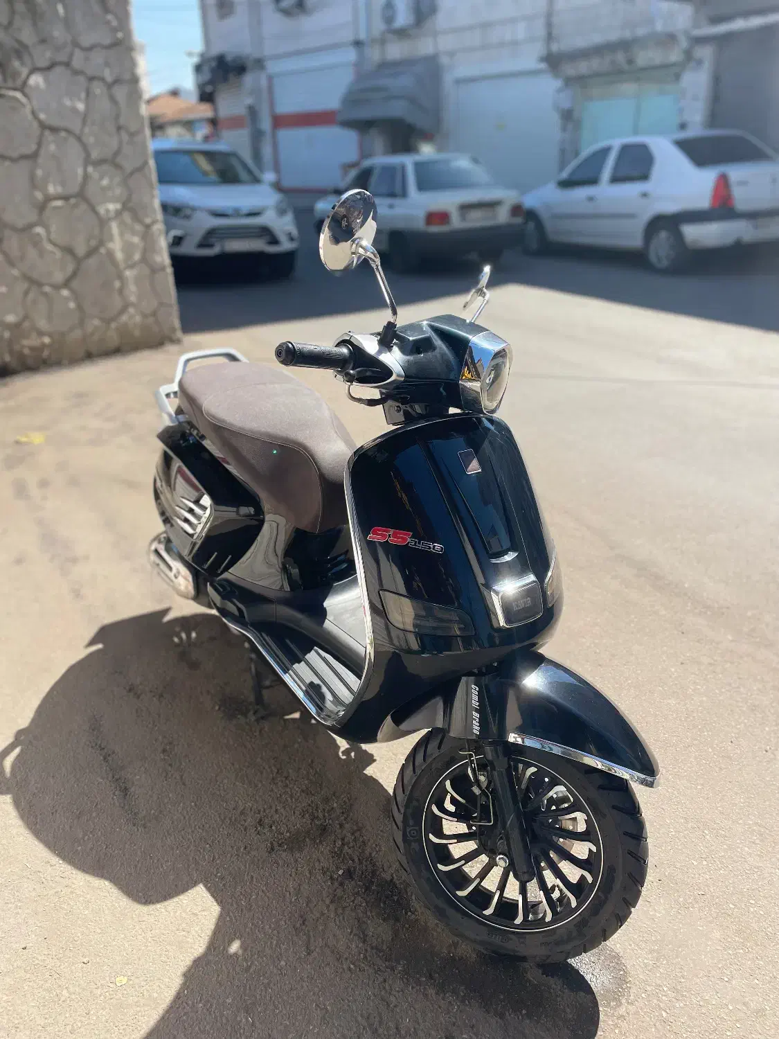 طرح وسپا کویر s5 سند تک برگ گلسار|موتورسیکلت|رشت, گلسار|دیوار