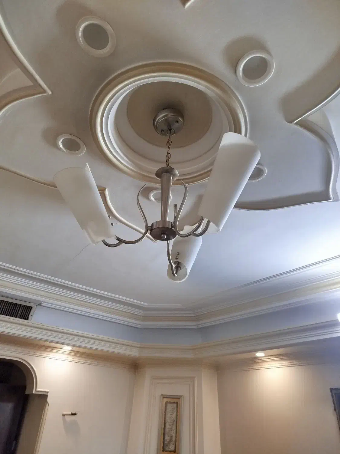 لوستر سه شعله دو عدد|لوستر و چراغ آویز|تهران, جنت‌آباد شمالی|دیوار