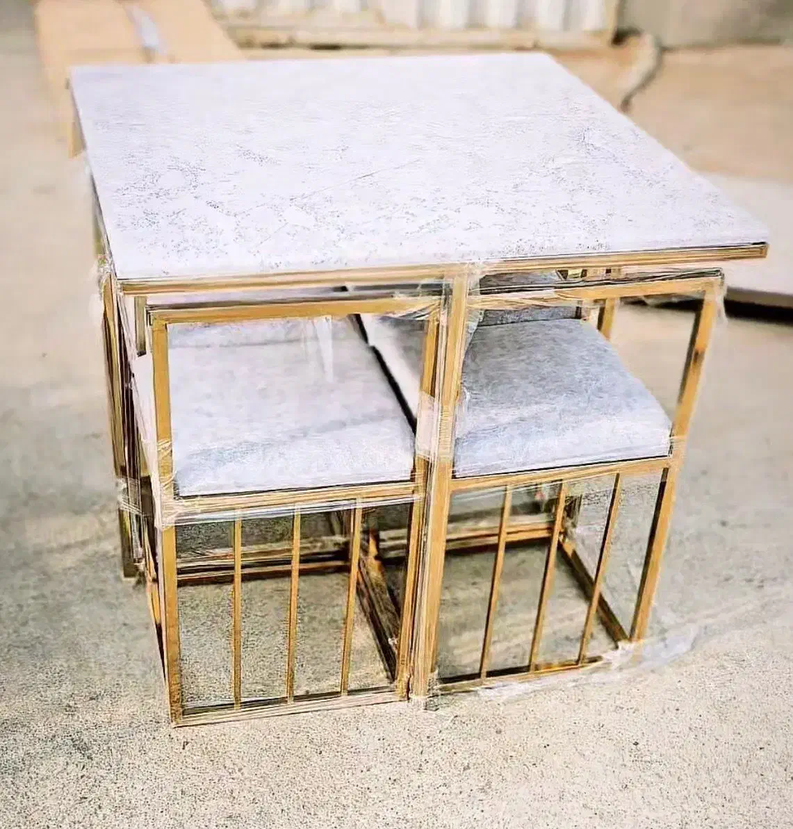 میز ناهارخوری ابکاری|میز و صندلی غذاخوری|زرندیه, |دیوار