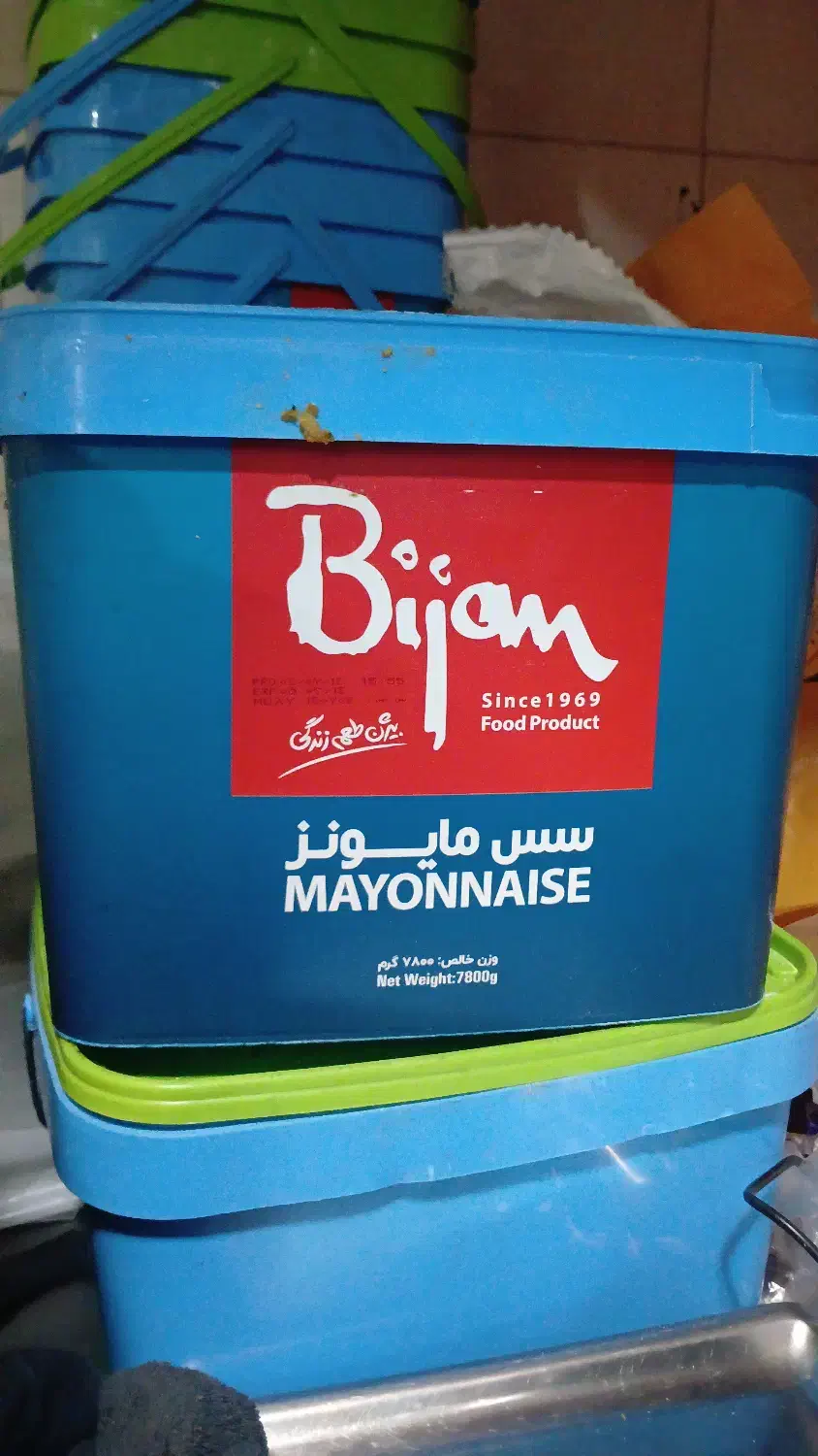 سطل ۸ کیلویی|ظروف نگهدارنده، پلاستیکی، یک‌بارمصرف|رشت, کوی حسینی|دیوار