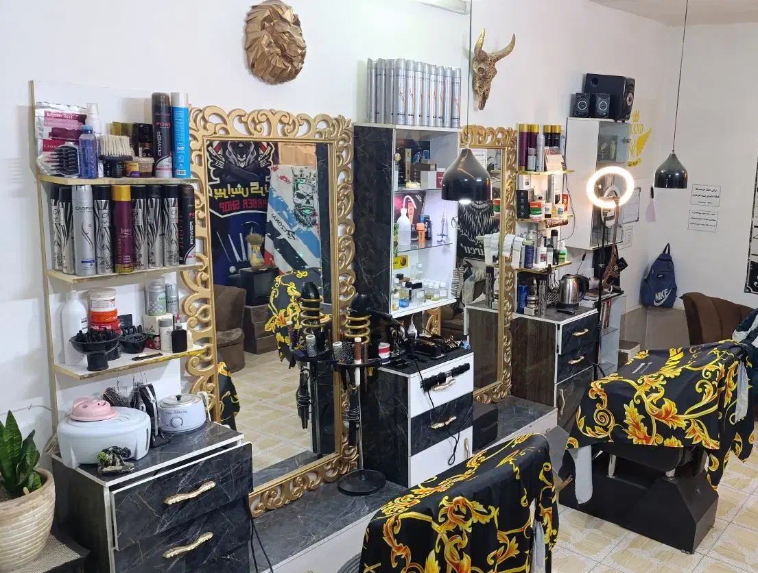 دکور آرایشگاه|آرایشگاه و سالنهای زیبایی|نصر آباد, |دیوار