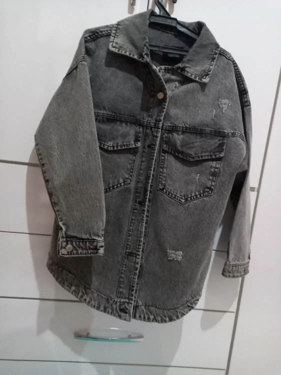 کت جین زیبا از فروش مانده فقط همین دوتامونده|لباس|اسلامآباد غرب, |دیوار