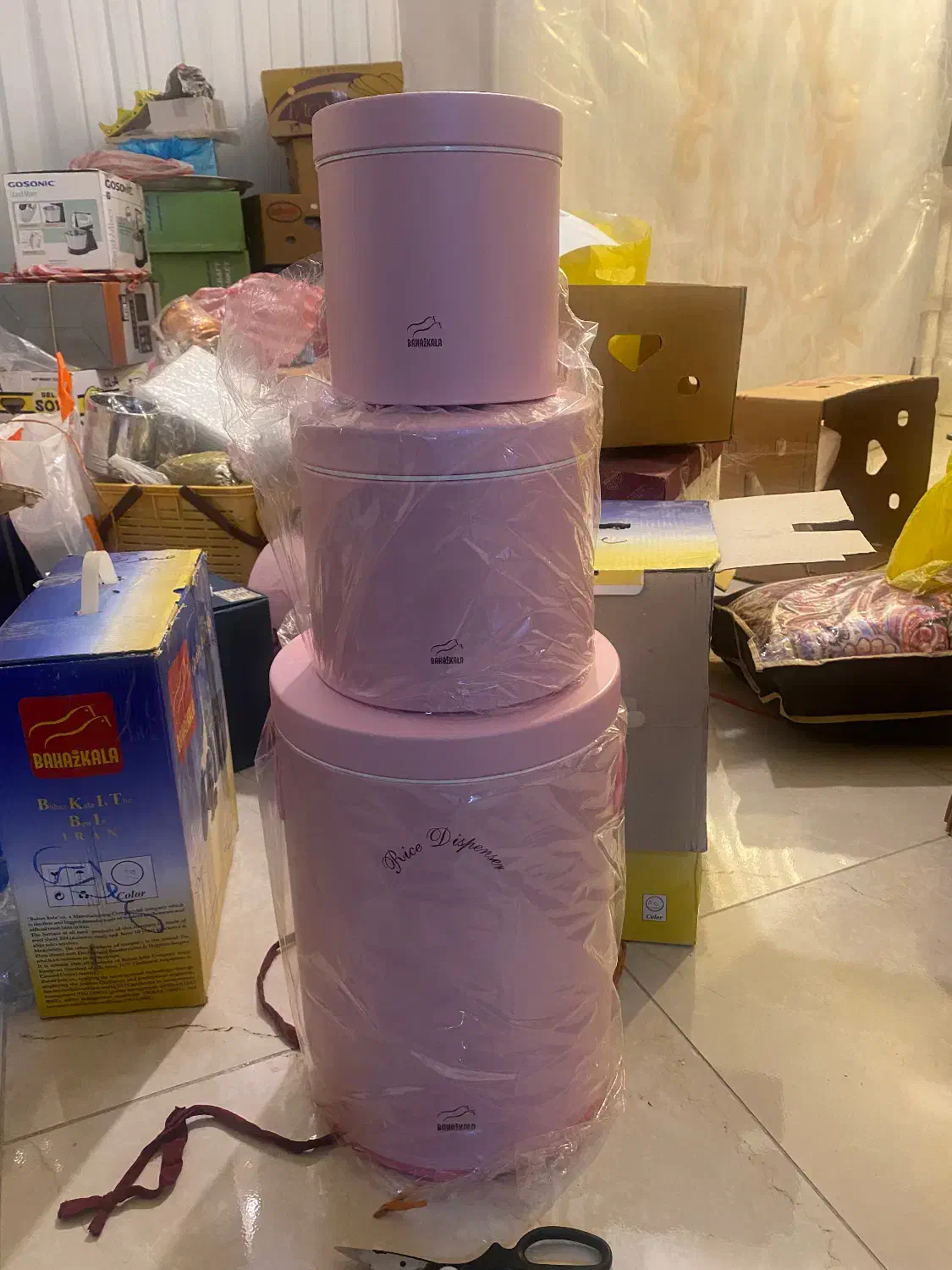 سرویس آشپزخانه بهازکالا کاملا نو|ظروف نگهدارنده، پلاستیکی، یک‌بارمصرف|قشم, |دیوار