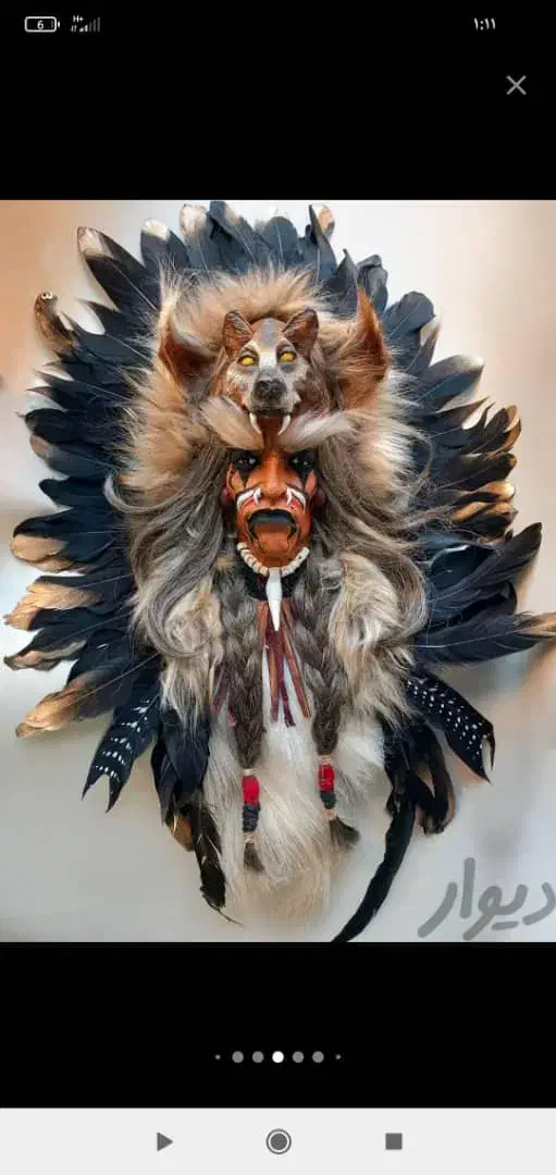 مجسمه دست سازبا پوست طبیعی|کلکسیون اشیاء عتیقه|قیامدشت - خاورشهر, |دیوار