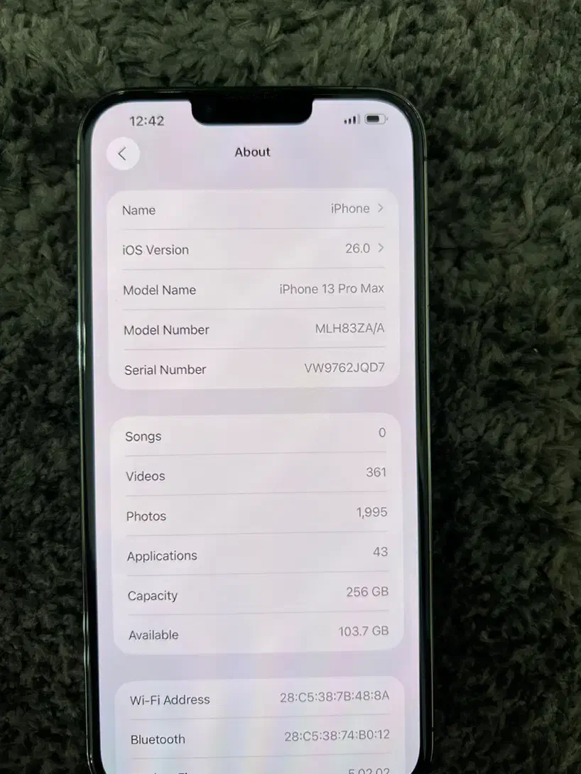 13 pro max / 256g / ZA-A|موبایل|رشت, نامجو|دیوار