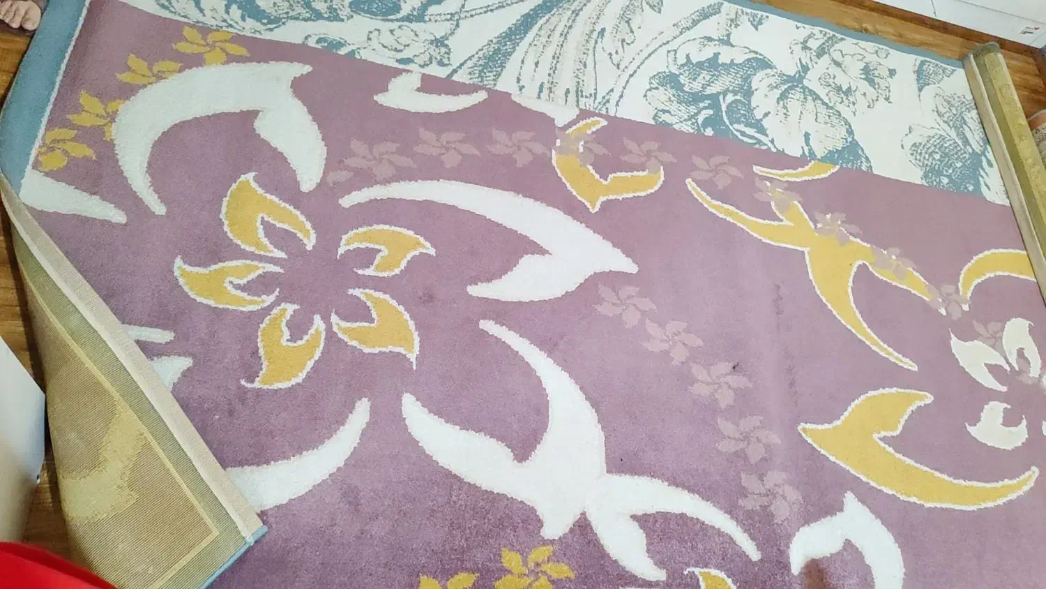 یک جفت گلیم فرش قدیمی پرز دار 6 متری|گلیم، جاجیم، گبه|اهواز, شریعتی جنوبی|دیوار