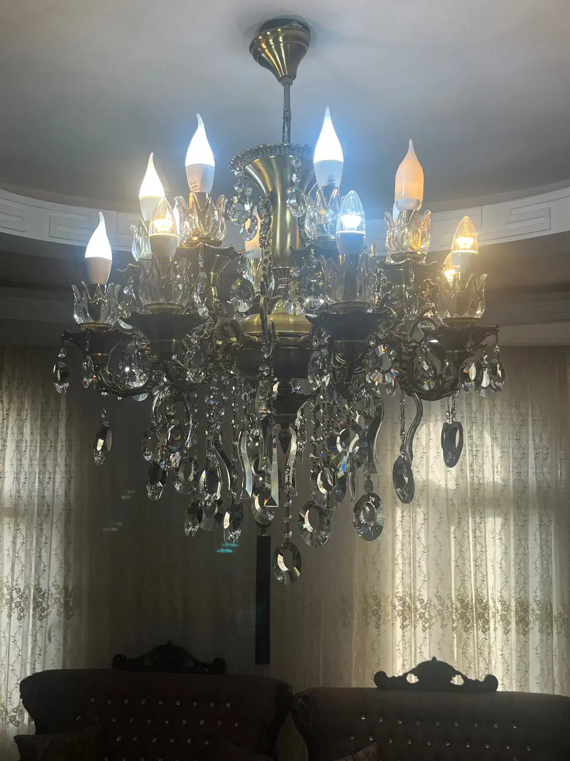 لوستر برنز|لوستر و چراغ آویز|تهران, پونک|دیوار