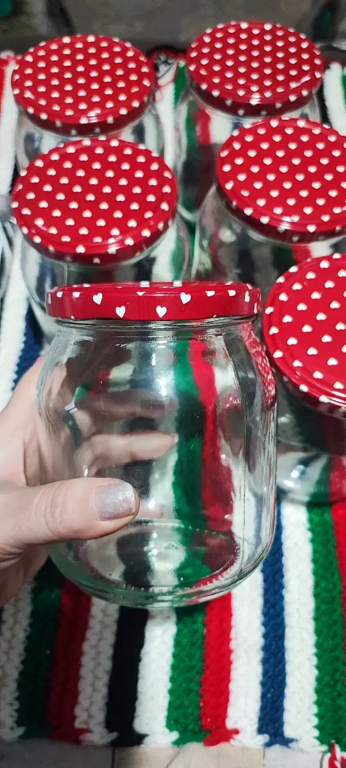 شیشه های تمیز مربا|ظروف نگهدارنده، پلاستیکی، یک‌بارمصرف|رشت, شهرک آیت الله منتظری|دیوار