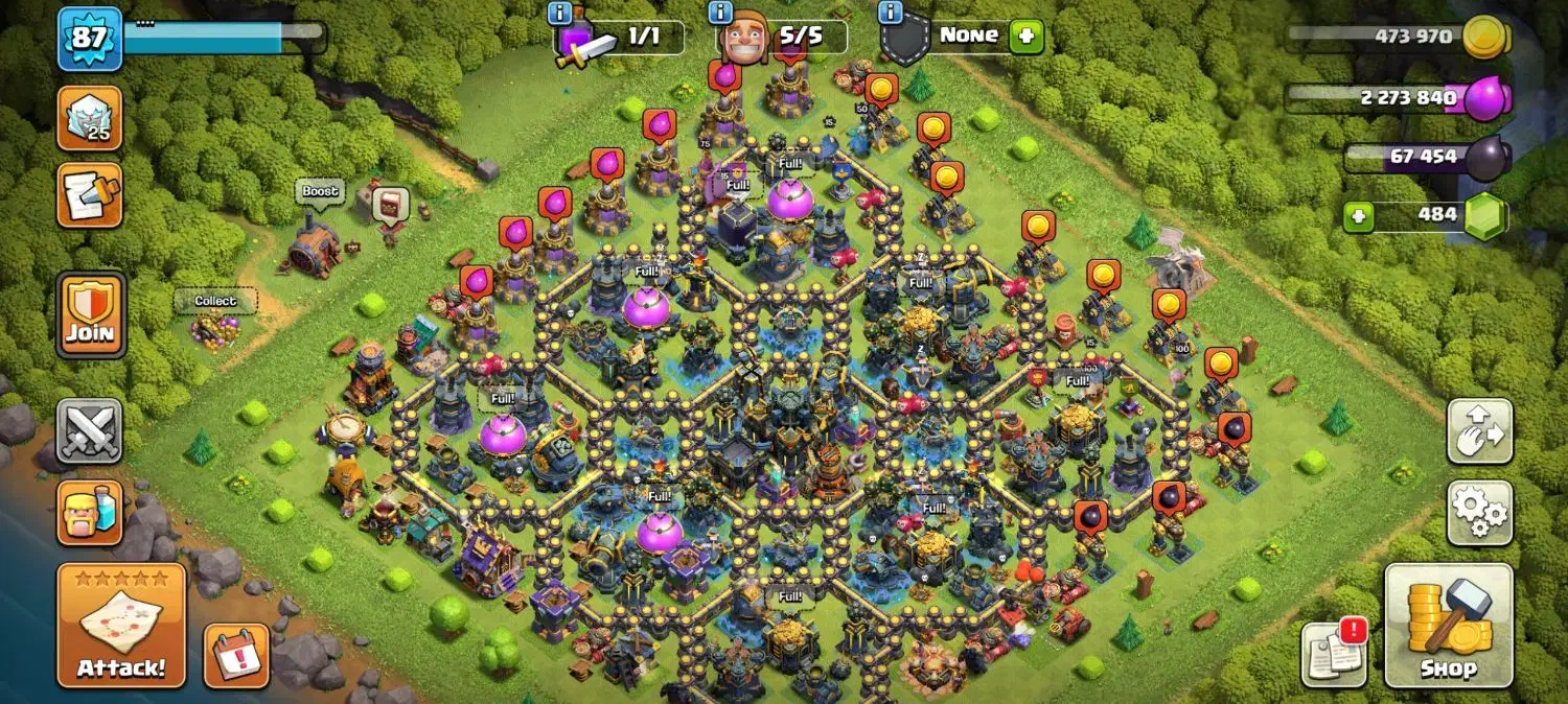 اکانت تالار ۱۷ کلش افکلنز|کنسول، بازی ویدئویی و آنلاین|فردیس, شهرک صنعتی سیمین دشت|دیوار