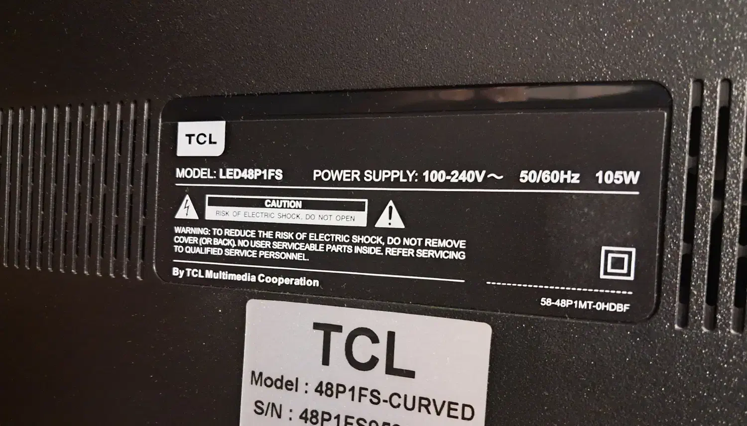 پنل شکسته tcl|تلویزیون و پروژکتور|تهران, میدان ولیعصر|دیوار