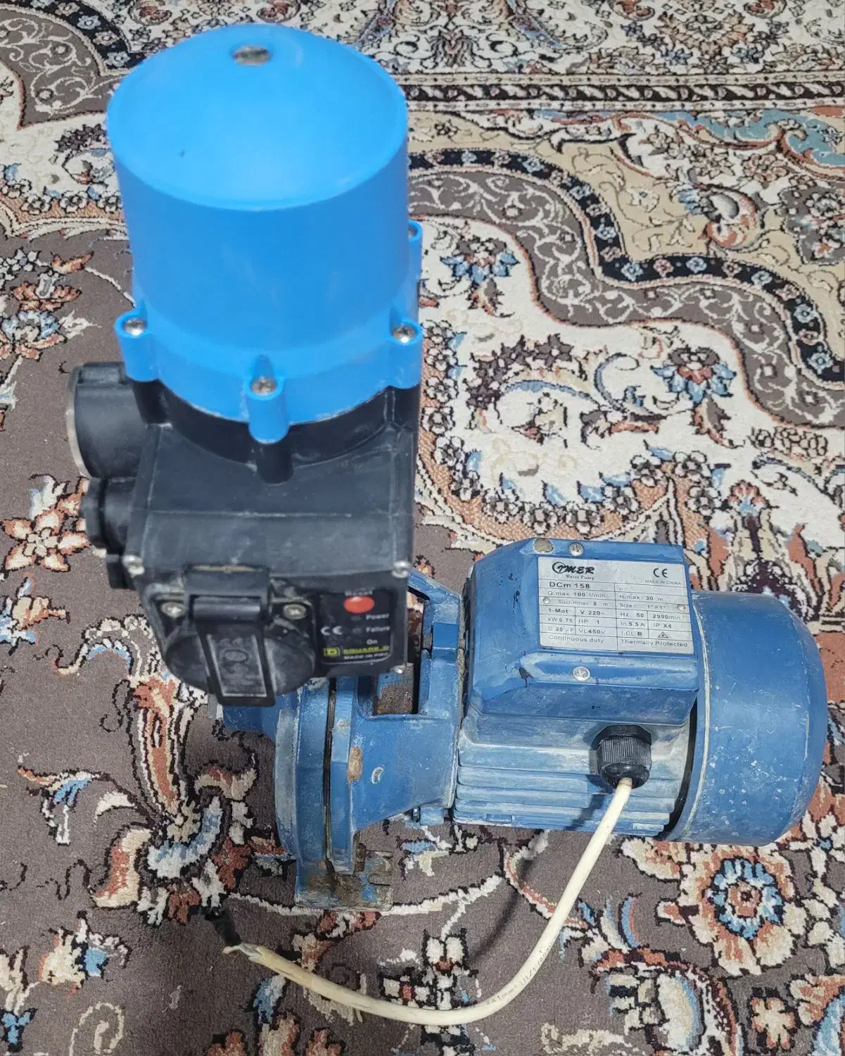 پمپ آب 1 اینچ بشقابی مدل آیمر به همراه اتوماتیک|مصالح و تجهیزات ساختمان|برازجان, |دیوار