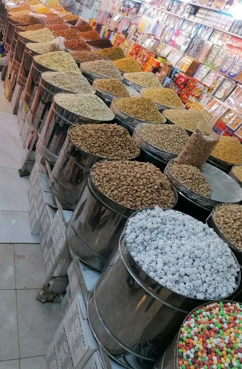 پاتیل خشکبار حبوبات آجیل سطل قفسه|فروشگاه و مغازه|تهران, بازار|دیوار