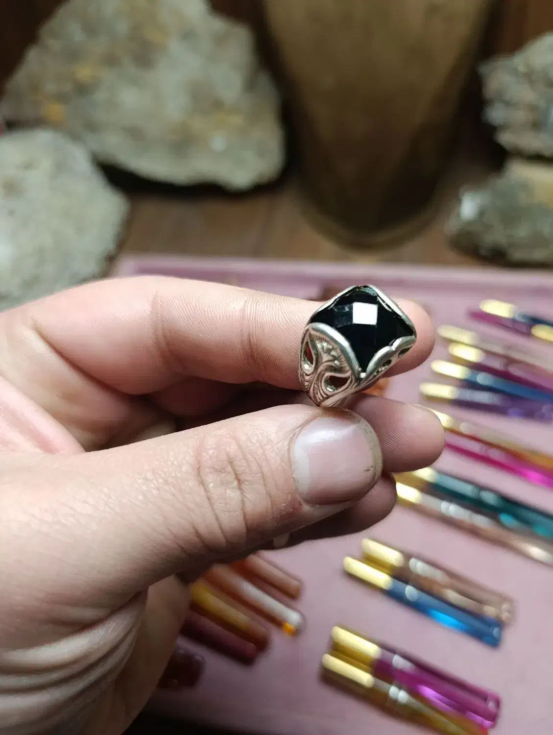 انگشتر نقره ۱۰گرم ۶سوت|بدلیجات|ارومیه, |دیوار