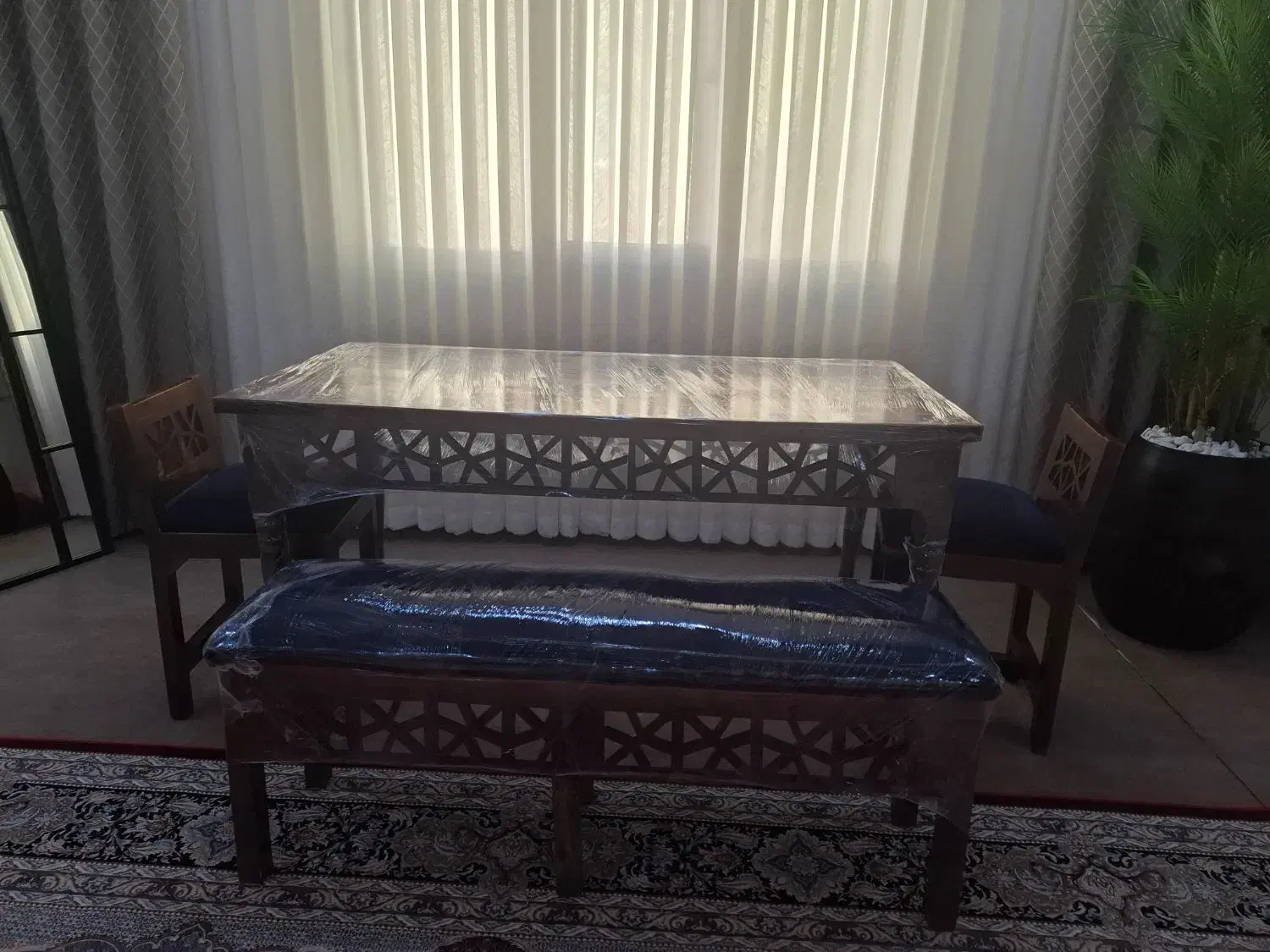 میز ناهارخوری تمام چوب راش|میز و صندلی غذاخوری|فردوسیه, |دیوار