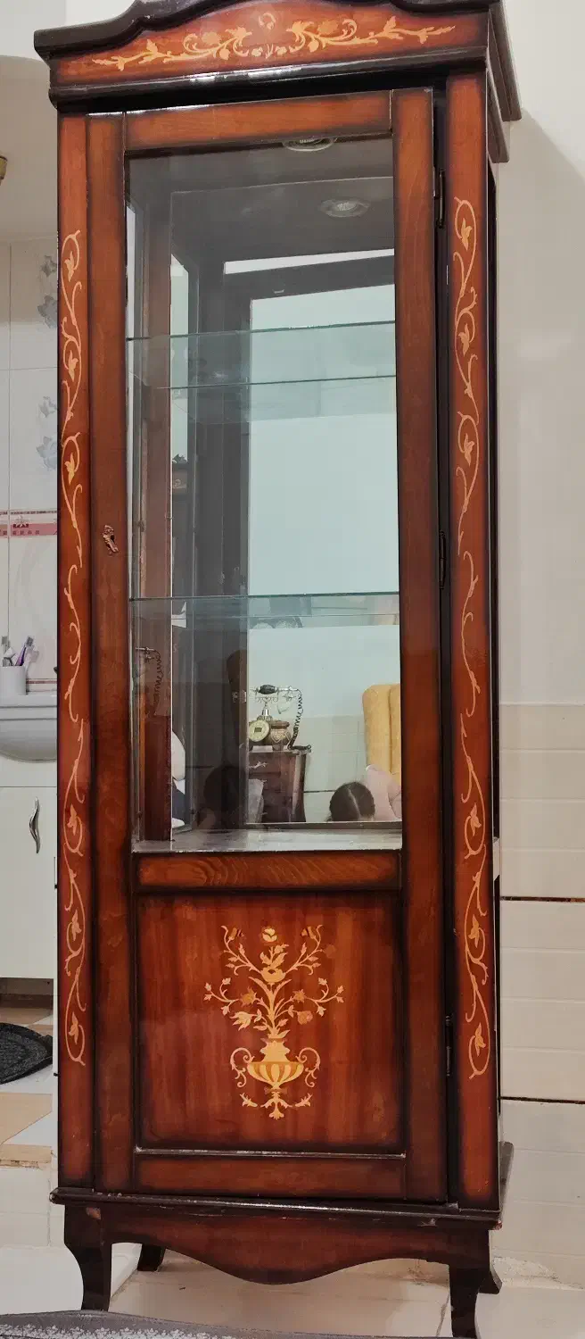 بوفه وساعت ایستاده|بوفه، ویترین، کنسول|طبس, |دیوار