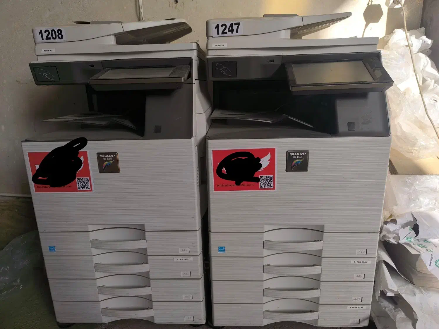 دستگاه کپی رنگی شارپ mx4060|پرینتر، اسکنر، کپی، فکس|قم, کوه سفید|دیوار