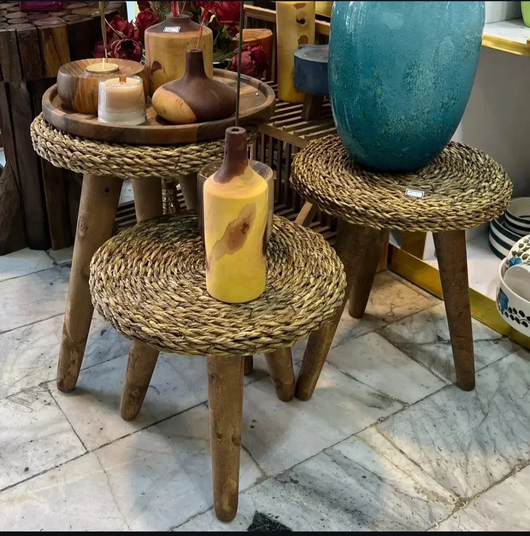 سه‌ پایه و گلدان حصیری|صنایع دستی و سایر لوازم تزئینی|تهران, دکتر هوشیار|دیوار