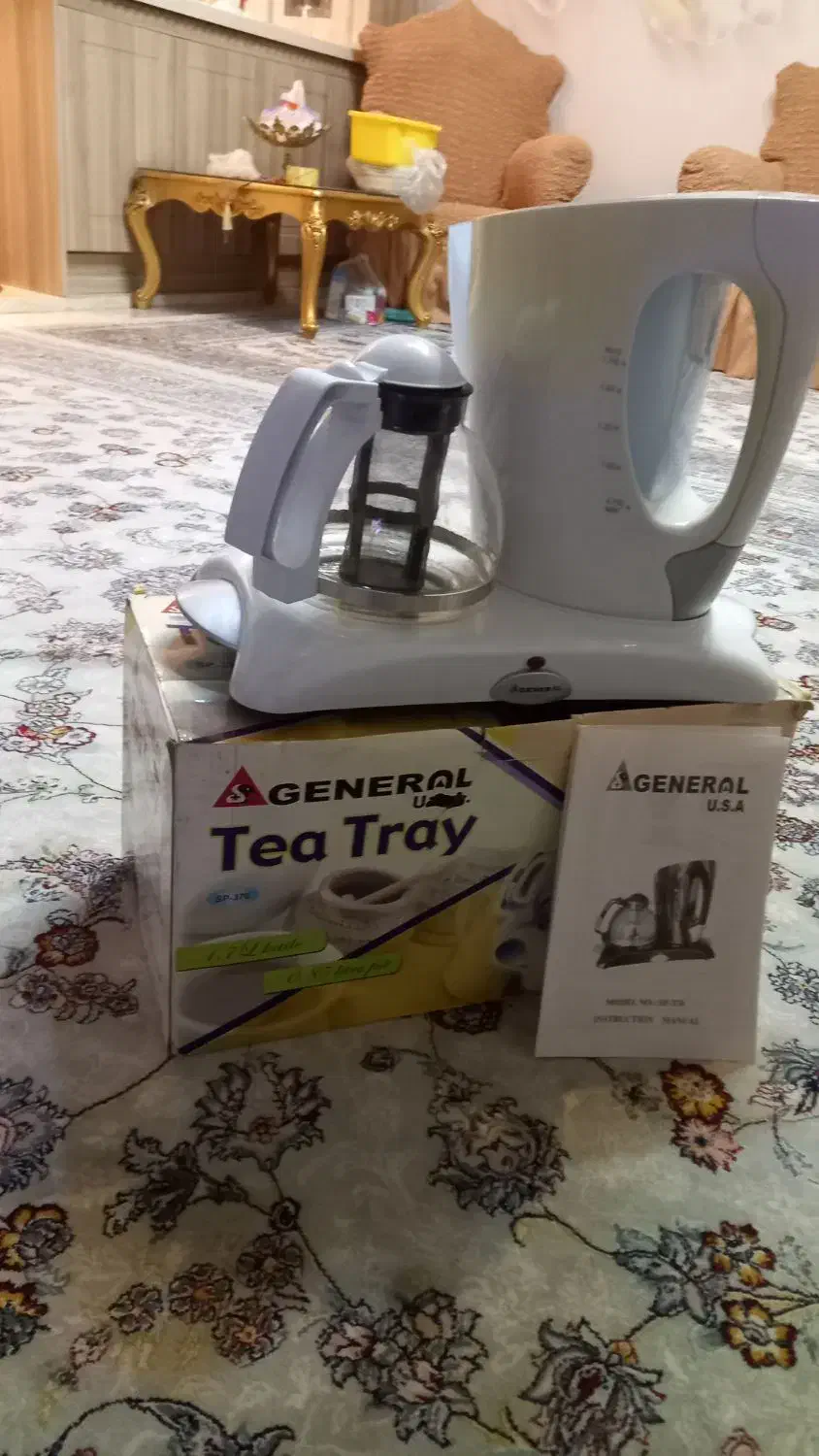 چای ساز برقی فقط یکبار استفاده شده|سماور، چای‌ساز، قهوه‌ساز|تهران, آهنگ|دیوار